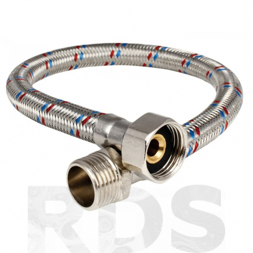 Гибкая подводка для воды VALFEX нерж.сталь 1/2" В-Н200 см (50)