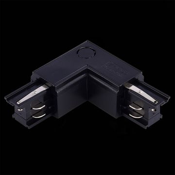 ST030.409.15R Угловой токоподвод правый для трехфазного шинопровода ST-Luce Черный TRACE