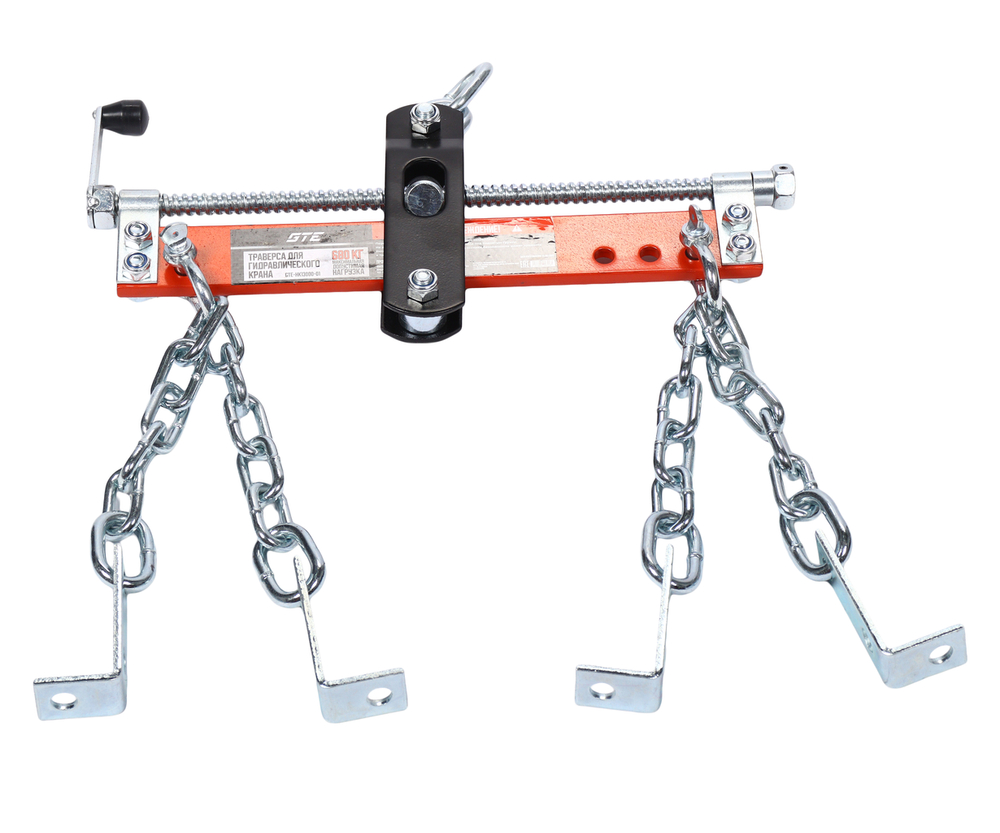 GTE-HK13000-01 - Траверса для подвески двигателя 680кг GTE - Траверса для гидравлического крана GTE-HK13000-01 используется во время ремонта и обслуживания автотранспорта. Специальный винт позволяет регулировать положение узлов и агрегатов автомобиля, что обеспечивает удобство в эксплуатации. Траверса обеспечивает высокую эффективность при работе с разнотипным оборудованием в подвешенном состоянии, позволяя оператору поднимать грузы со смещенным центром тяжести и корректировать угол наклона опорной стрелы для двигателя.



Характеристики:

Грузоподъёмность: 680 кг
Вес: 5,5 кг