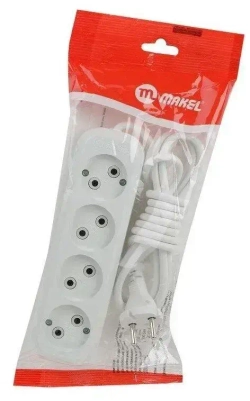 Удлинитель Makel (MGP 142) 4 гнезда 2 метра