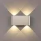 7106/4WL HIGHTECH ODL26 Настенный светильник матовый никель/металл IP20 LED 4W 3000K 220V MAGNUM