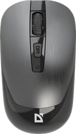 Мышь беспроводная Defender Wave MM-995 серый