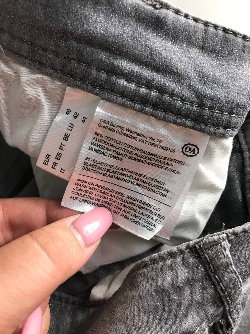 Джинсы Canda для городских будней, маркировка 40, визуально на 46 размер