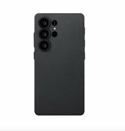 Чехол Samsung Galaxy S25 Ultra Pitaka PinButton Case (Black/Gray)