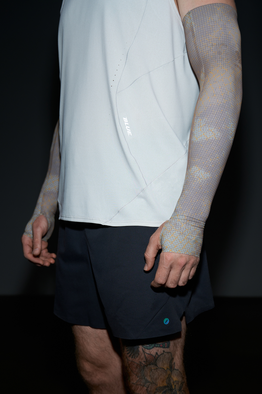 Нарукавники Blue Monte Sports Sun Protective Arm Sleeves "Mandarin Orange"