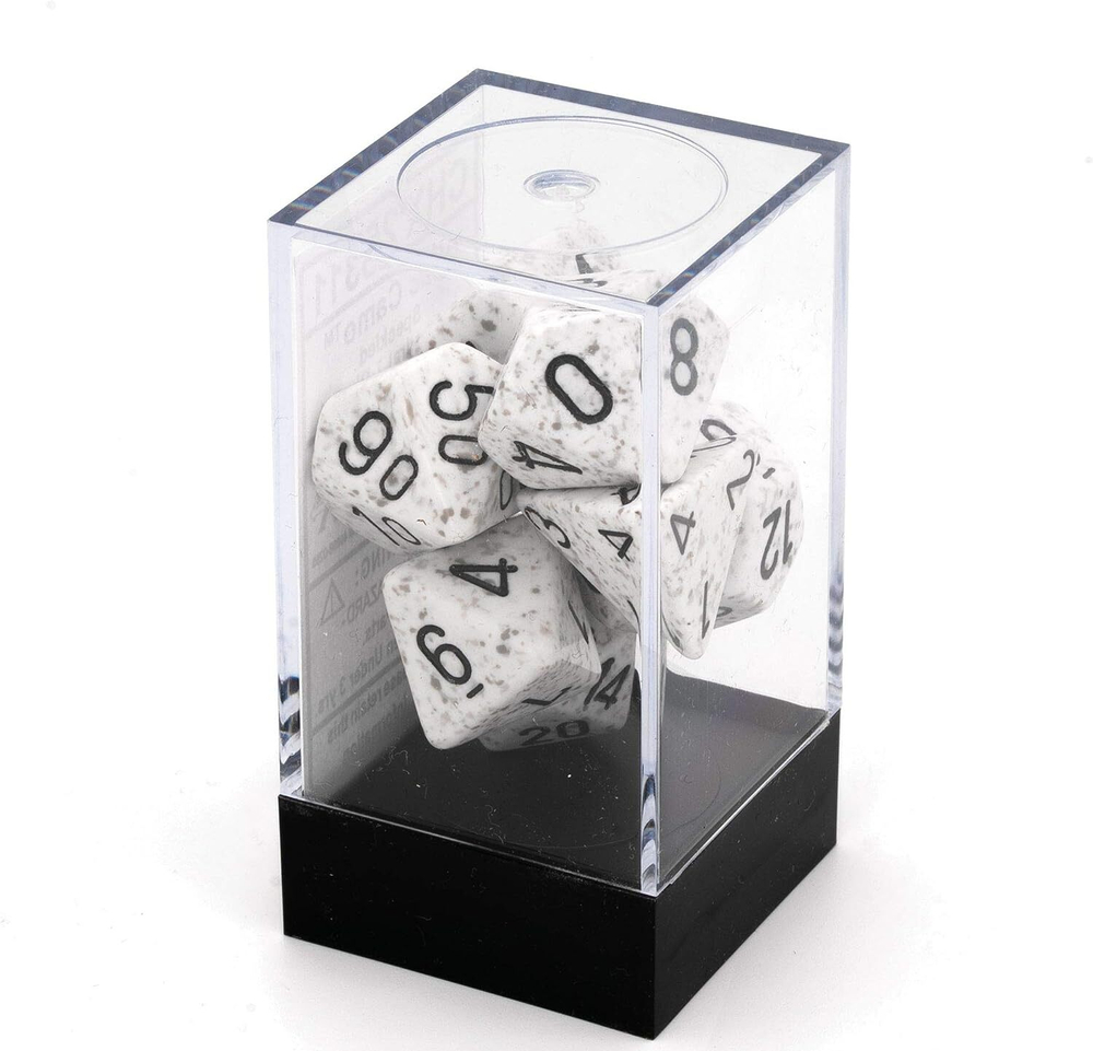 Chessex 7-dice set Arctic Camo