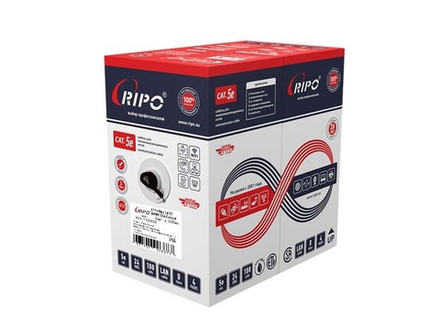 UTP4 CAT 5E 24AWG CCA PE (outdoor) RIPO (2*305m)