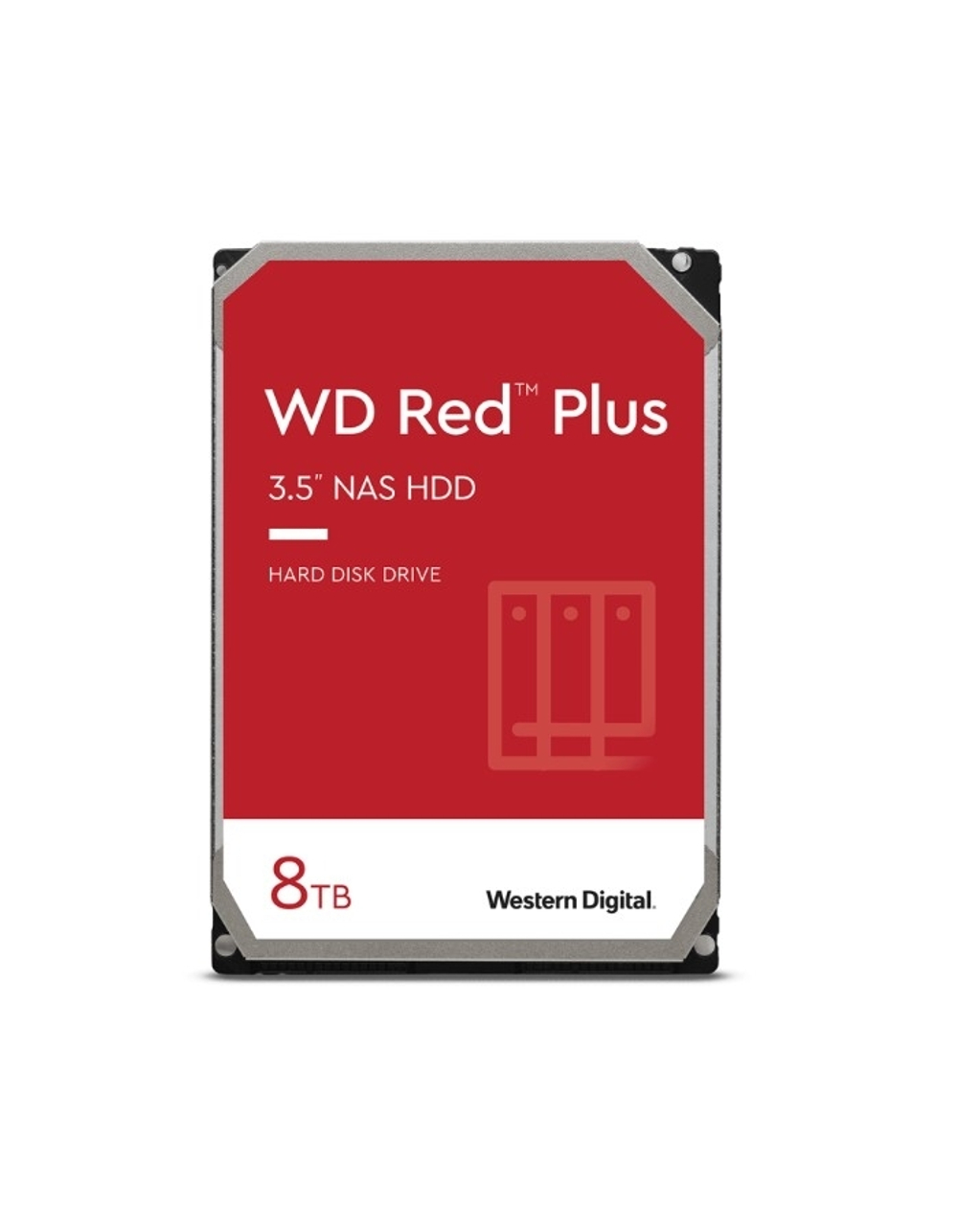 8TB WD Red Plus (WD80EFZZ) {Serial ATA III, 5640- rpm, 128Mb, 3.5", NAS Edition, замена WD80EFBX}