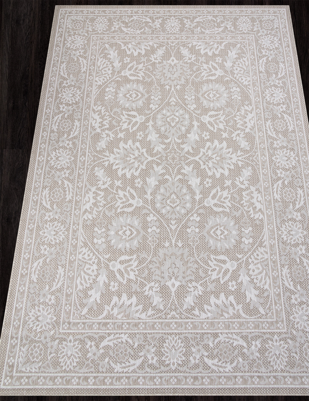 Ковер S137 - BEIGE - Прямоугольник - коллекция KAIR размер 120*170 см