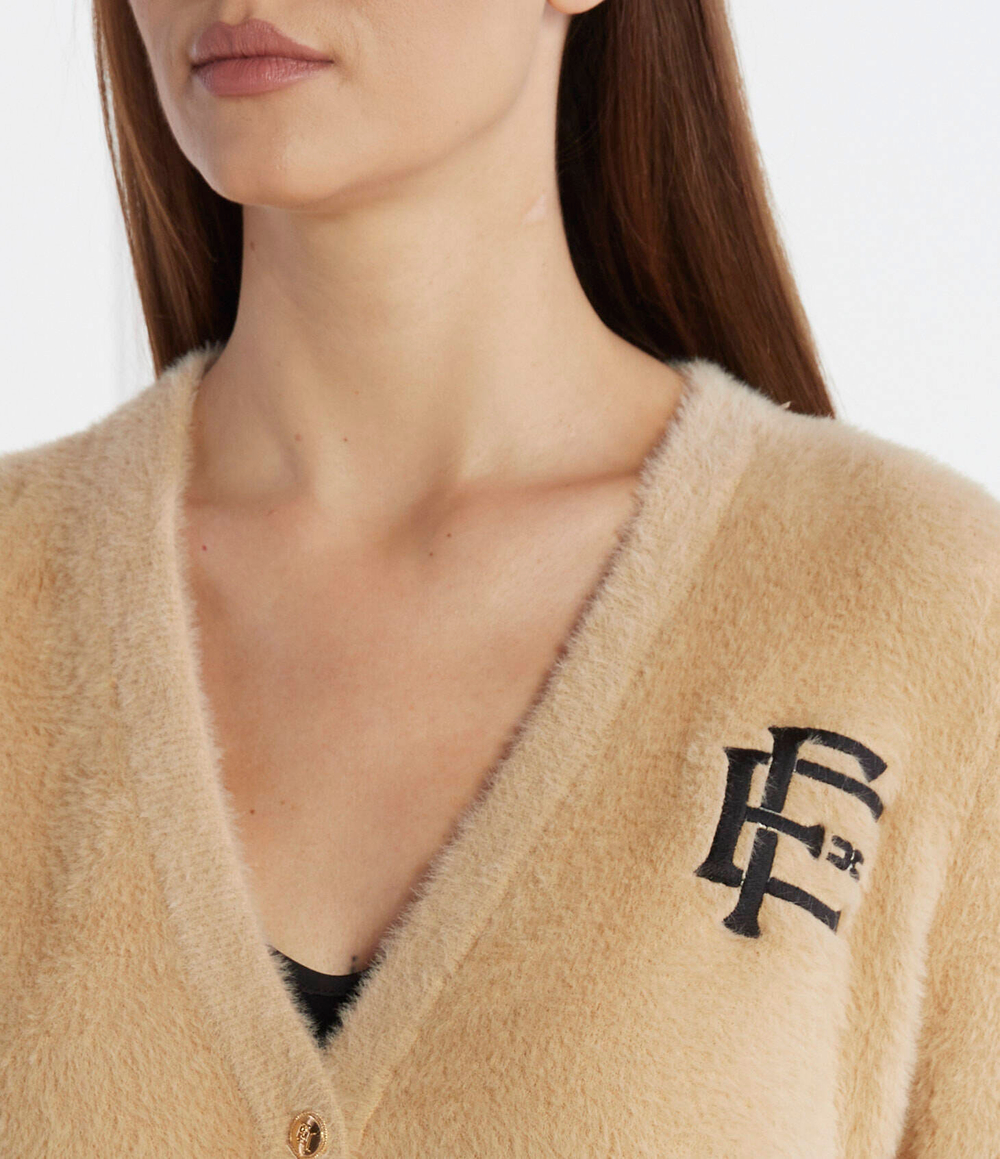 Кардиган Elisabetta Franchi - коричневый(MK32M37E2)