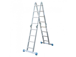 STABILO Шарнирная универсальная стремянка-трансформер, 4 х 4 пер. (123527)