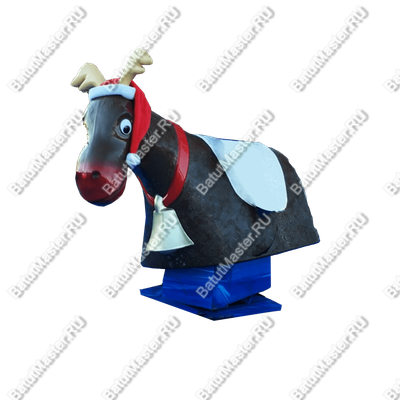 Бык для аттракциона родео "Рождественский Олень Родео"