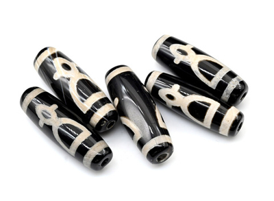 дзи-кч ДЗИ "Кубера" черный 30*10мм