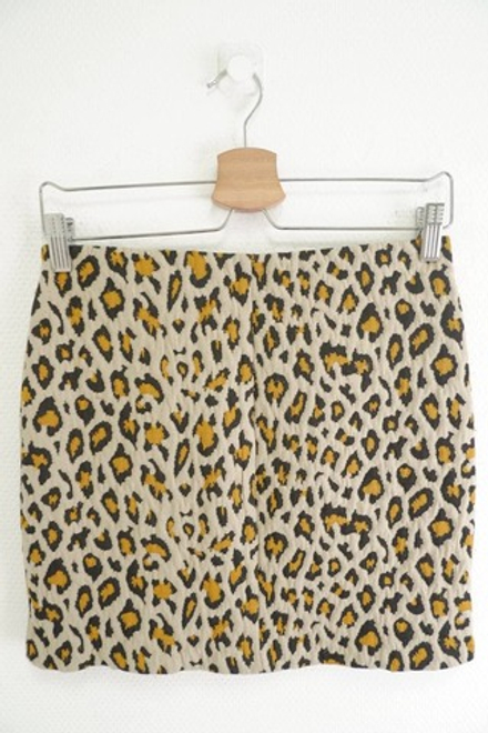 Юбка Stradivarius леопардовая 44 размер