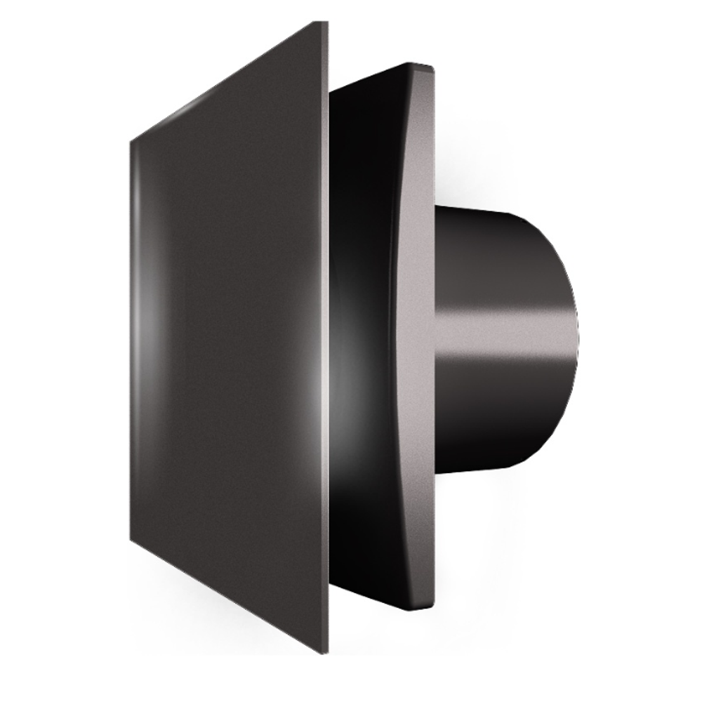 ZERNBERG Вентилятор Agat 100 V осевой ,обратный клапан 88м3/ч 14Вт ЧЕРНЫЙ