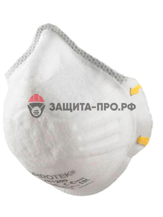 Респиратор SPIROTEK 1200, FFP2, без клапана выдоха, чашеобразный