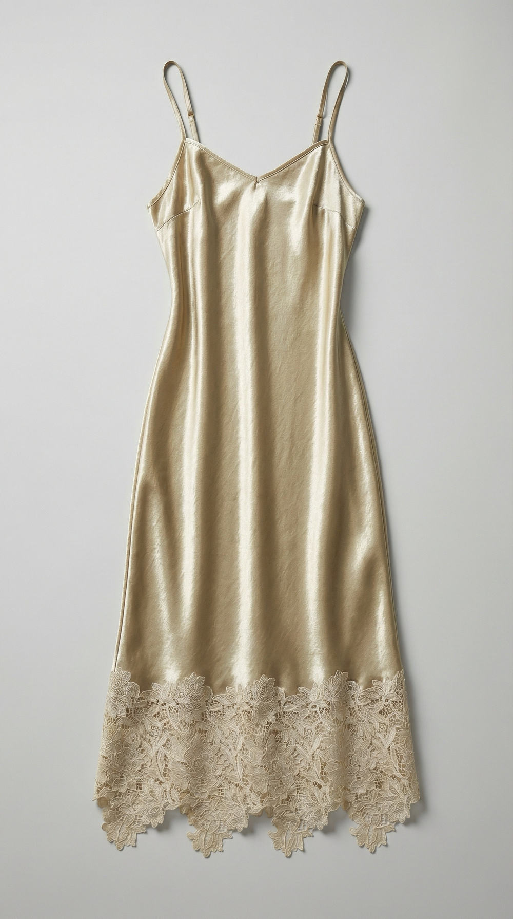 Платье атласное с кружевом LUMA