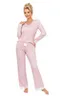 Simply long pyjamas Powder Pink