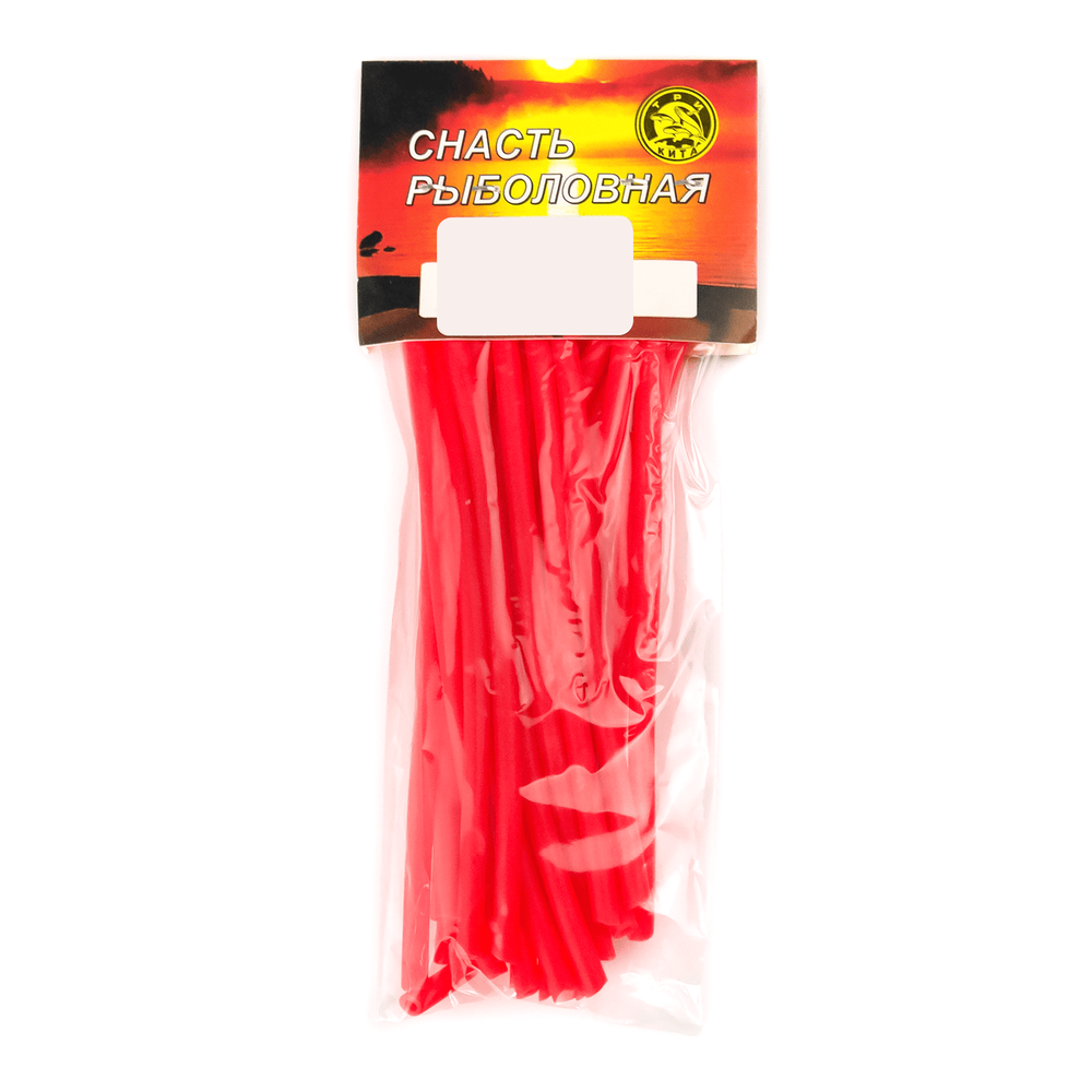 Кембрик силиконовый флуоресцентный Три Кита d2.0-4.0 (10см, 20шт/уп)