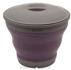 Ведро складное Outwell Collaps Bucket w/lid Plum [650477]