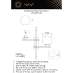 Настенный светильник Aployt Kristina APL.313.11.02