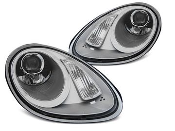 Передние фары XENON SILVER для Porsche Boxster/ Cayman 987
