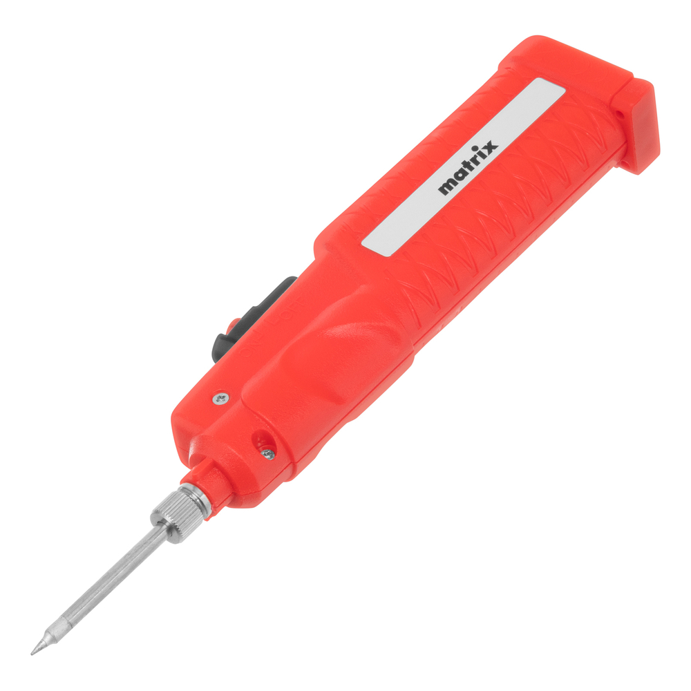 Паяльник беспроводной 4.5 В, 8 Вт, 350°С, припой 10г., работа от эл.питания 3хАА// Matrix