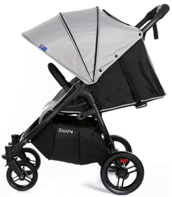 Прогулочная коляска Valco baby Snap 4 с накидкой на ножки Flatt Matt / Cool Grey