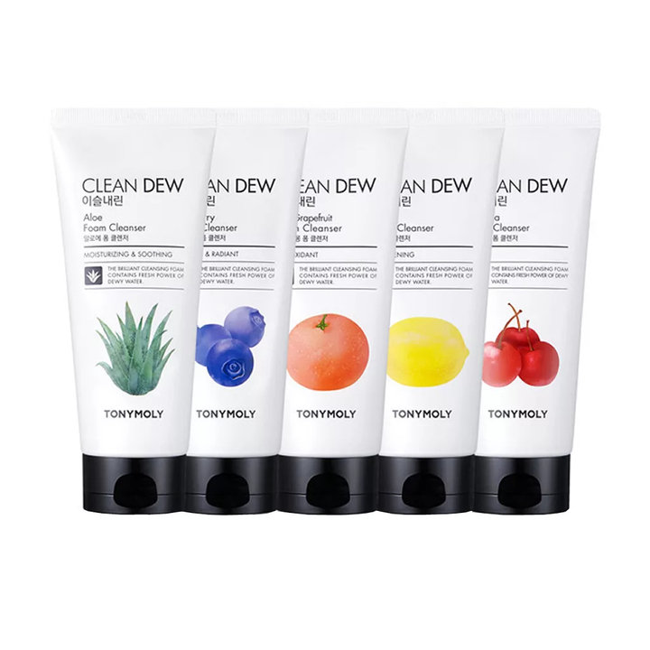 Пенка для умывания Tony Moly Clean Dew Aloe с экстрактом Алоэ Вера Foam Cleanser 180 мл