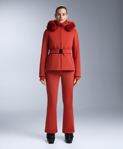 Oysho Супертонкая водонепроницаемая куртка Primaloft® SKI, ярко-оранжевый