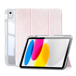 Чехол книжка розового цвета от Dux Ducis для iPad 10 (2022-) и iPad 11 (2025-), серия Unid Series Case