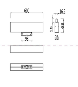 Трековый светильник Maytoni Technical TR012-2-20W4K-B