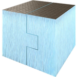 Панель Ruspanel RPG Basic на основе экструдированного пенополистирола L односторонняя 2485х585х100 мм