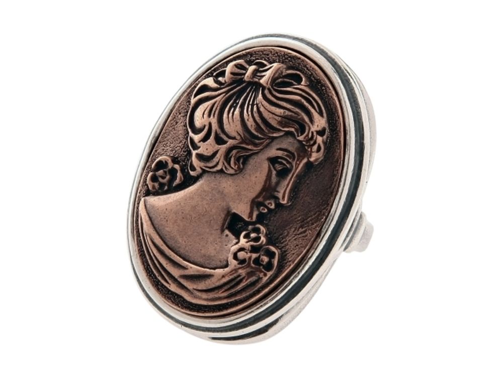 "Алевтина" кольцо в серебряном покрытии из коллекции "Пальмира" от Jenavi