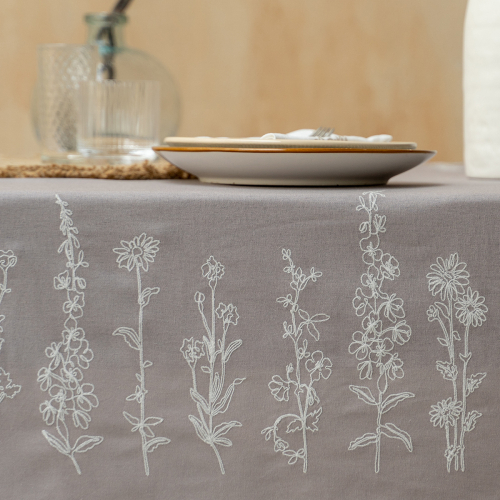 Скатерть «Саунд» 130х210 | сиреневый