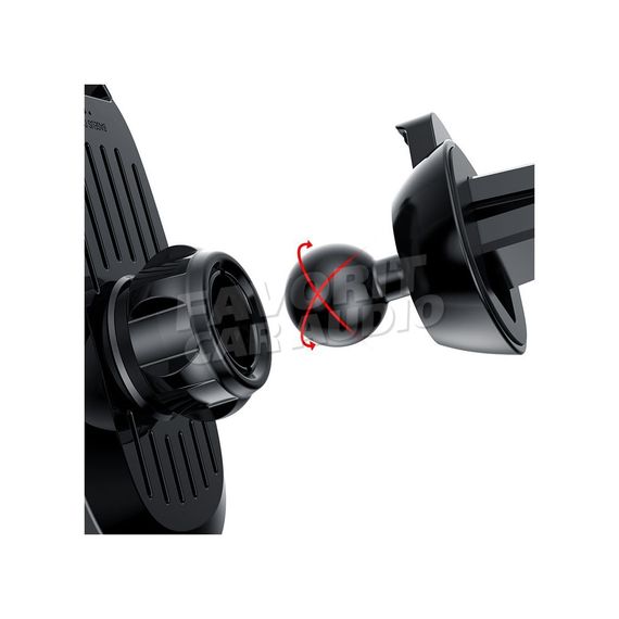 Держатель Baseus SMART металл стекло воздуховод шарнир синий