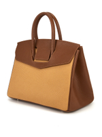 Сумка JECKY канва карамельного цвета