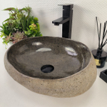 Раковина из речного камня RS-64905 44*35*14 0861