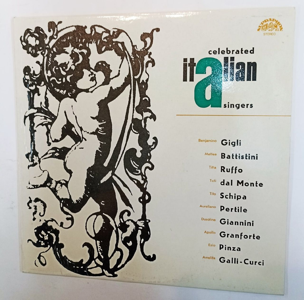 Сборник Celebrated Italian Operatic Singers (Czechoslovakia 1988)