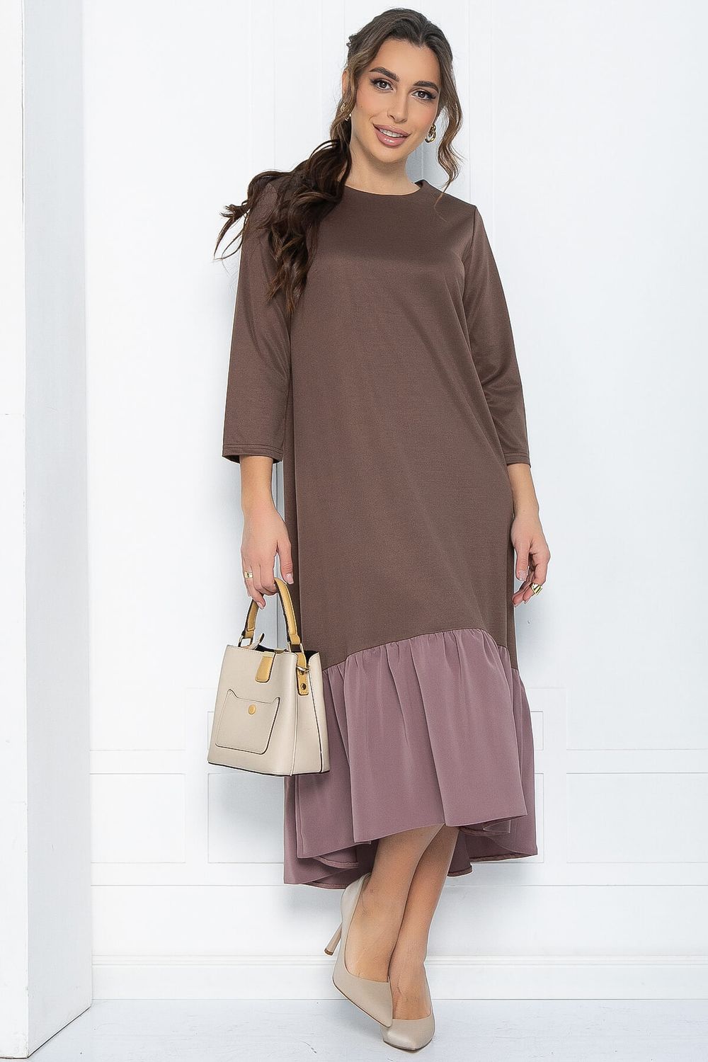 Платье Русалка (коричневое) П12097 LT Collection