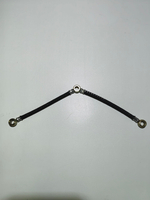 Шланг отвода топлива от ТНВД 45см (тонкий) под ключ