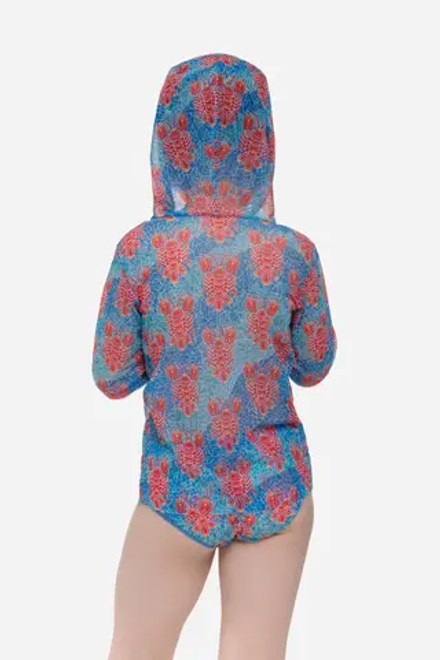 Футболка детская с капюшоном "Омар паттерн"