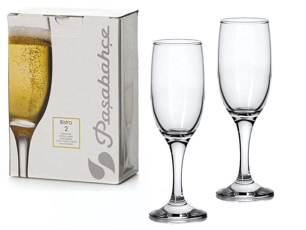 Набор фужеров для шампанского "Bistro" 2шт 180мл