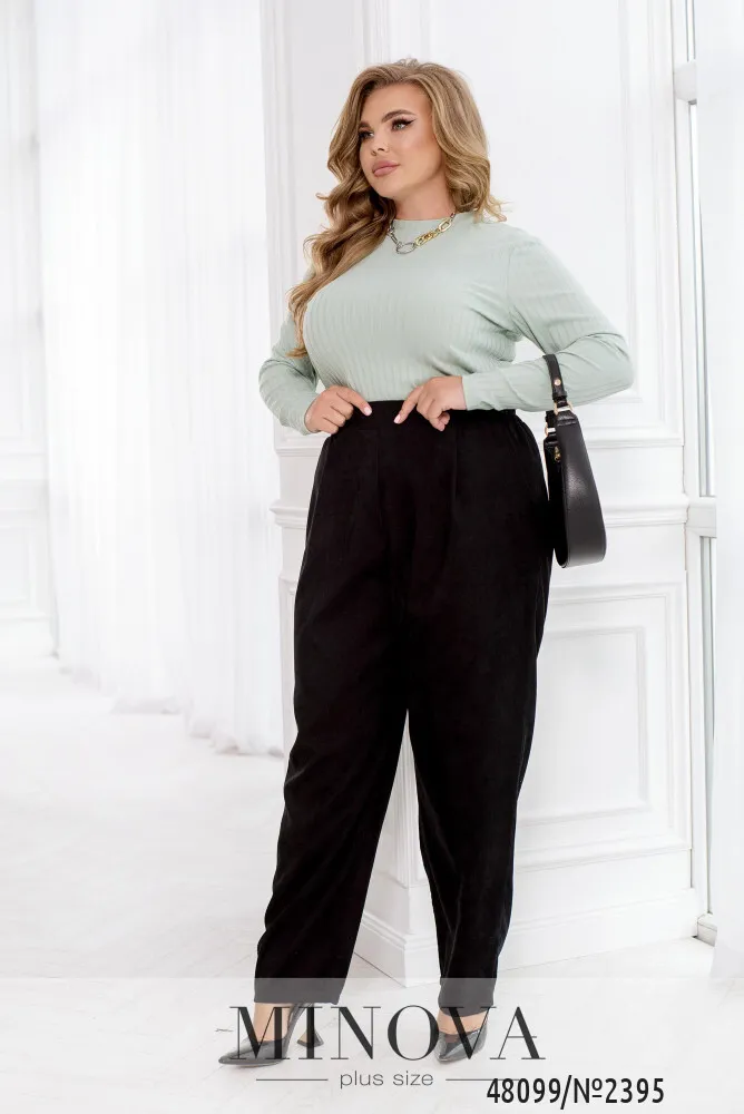Брюки 2395-черный Minova