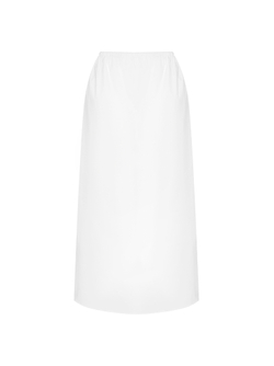 Юбка миди из хлопка белый