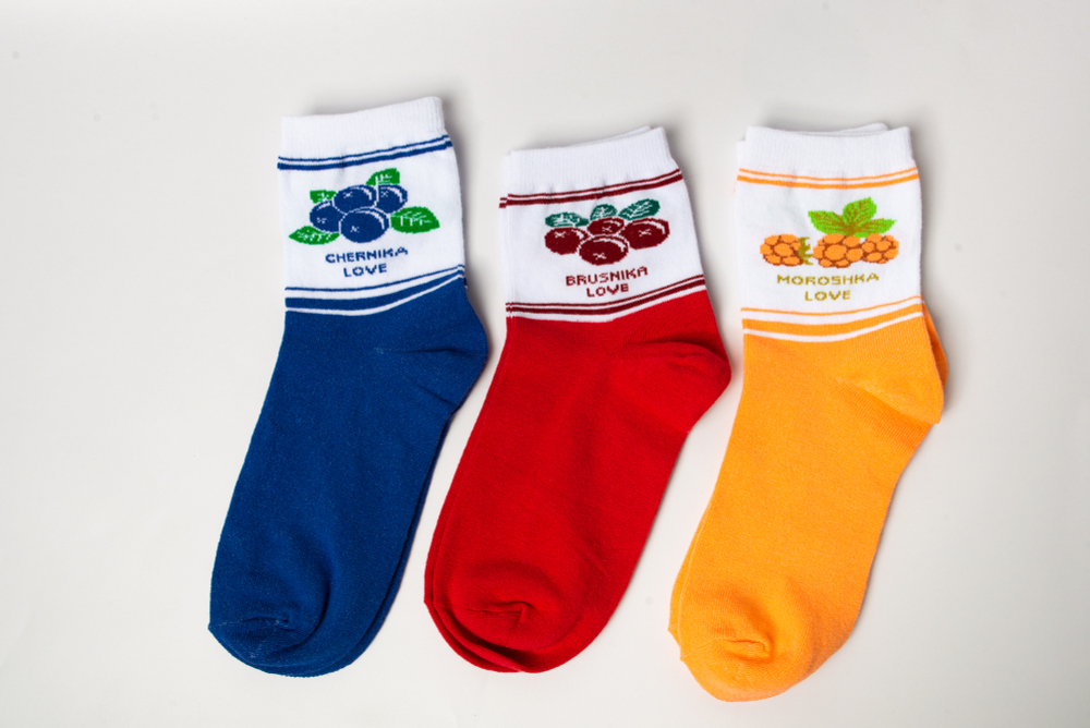 Комплект возрослых носков «Ягоды Карелии», 3 пары