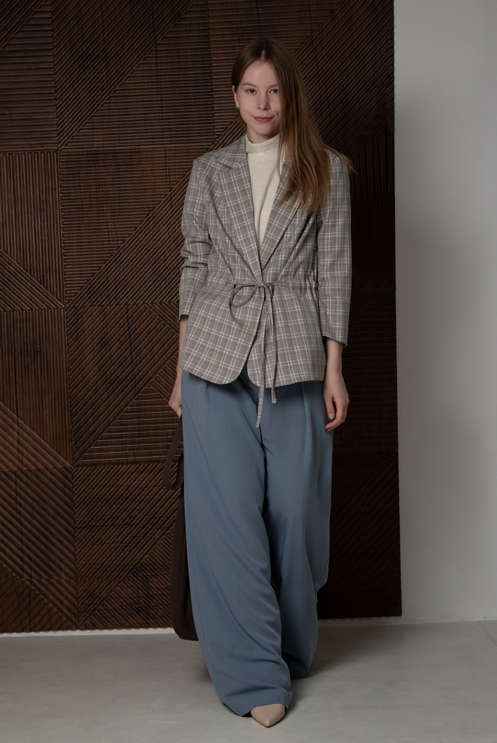 Жакет женский 3881зпа, клетка #406Клд043881зпа