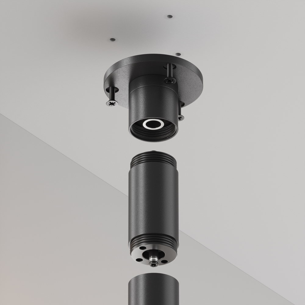 Основание для накладного монтажа системы с внутренней резьбой без ввода питания Maytoni SHELF CA023BI-B