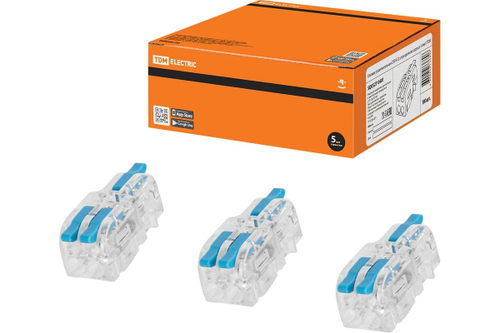 Клемма разветвительная СКР-612 в прозрачном корпусе (4 мм2) TDM