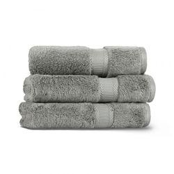 Полотенце 33x33 L'appartement Fancy carbon серый металлик